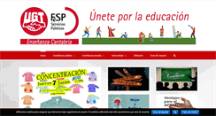 Desktop Screenshot of feteugtcantabria.es